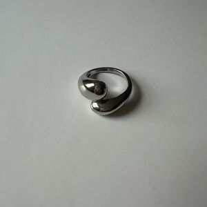 Adjustable sterling silver ring